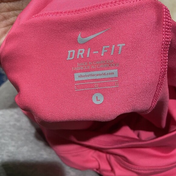 Nike Women's Skort Tennis Golf Dri Fit Pink Tennis Skirt Size L - Picture 3 of 4